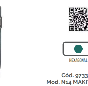 Punto Hexagonal 30x410 mm Mod. N14 Makita