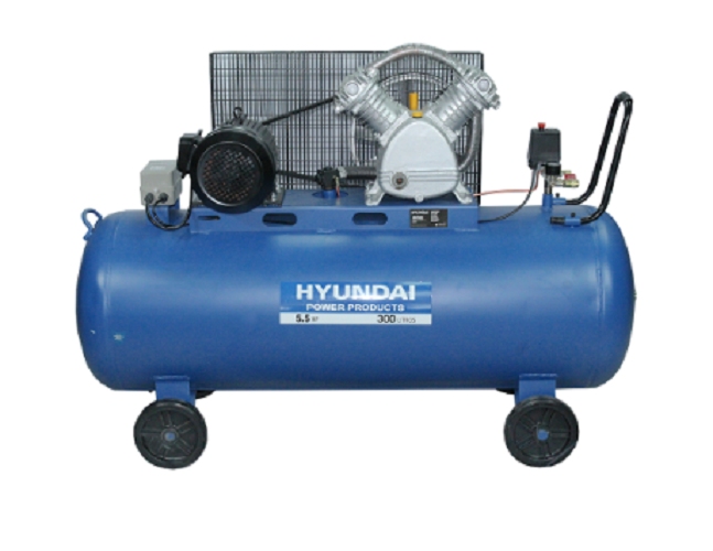 Compresor Trifásico 5,5 HP 300 litros HYUNDAI
